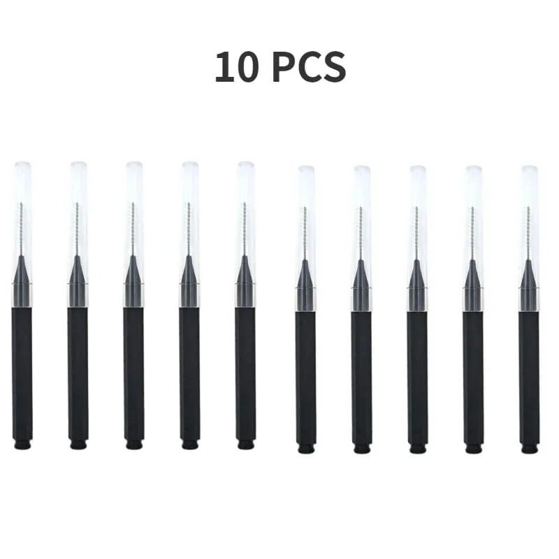 5/10/50PCS Mini Eyebrow Brush Brow Perm Brush Disposable Brow Lifting Brushes Bendable Micro Eyelash Brush Applicators Tools — image 12