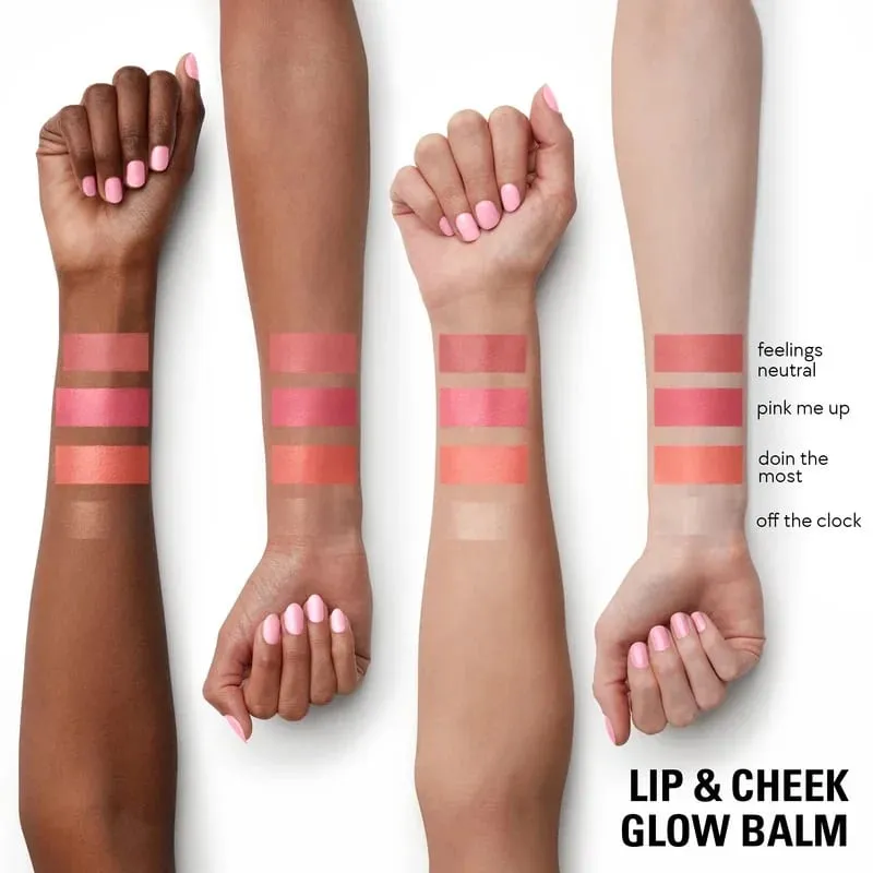 Kylie Glow Balm Multi-guna Krim Perona Pipi Dewy Pewarna Pipi Pelembab Wajah Stabilo Cahaya Alami Perona Pipi Kosmetik Rias untuk Wanita