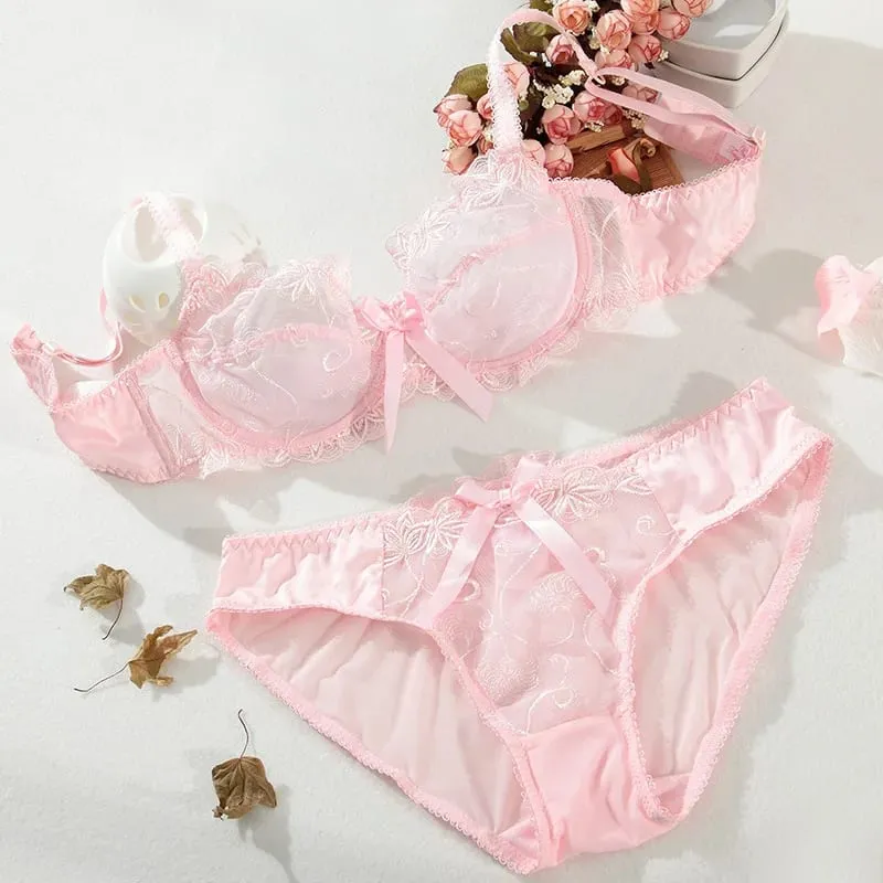 Διαφανές μη επενδυμένο Bralette για μικρά βυζιά Εξαιρετικά λεπτό ρυθμιζόμενο δαντελένιο σουτιέν Σέξι γυναικεία εσώρουχα Halterneck BANERDANNI