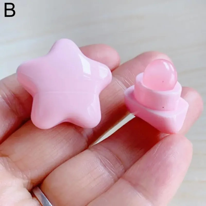 Kuas Bibir Silikon Mini Kartun Portabel Kuas Concealer Bersudut Beruang Lucu Kuas Rias Concealer Lip Balm Lip Gloss