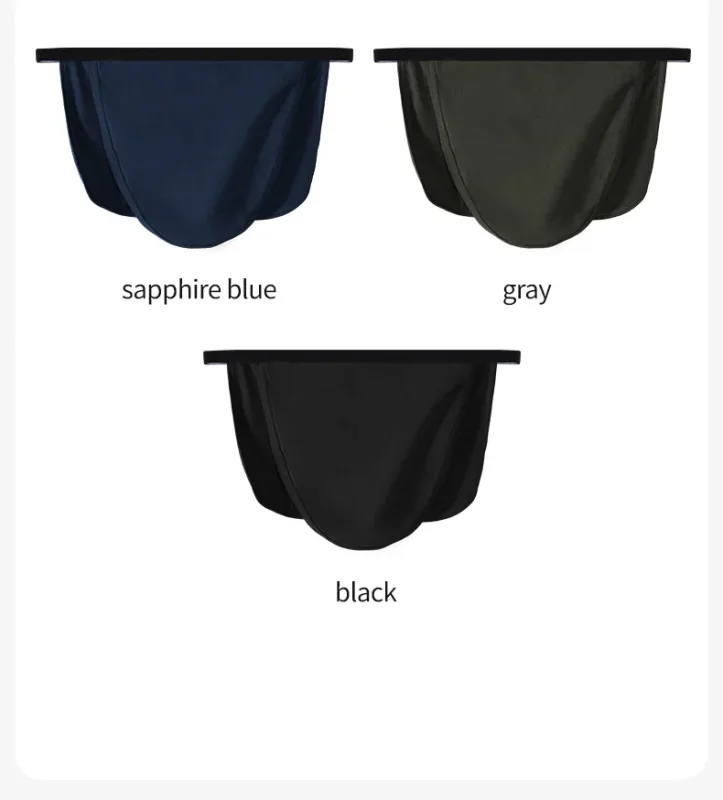 3PCS Men's Japanese Style Fundoshi Cotton Underwear, Breathable Comfort Sports Thong for Men, No Pouch, Sexy Loincloth Private