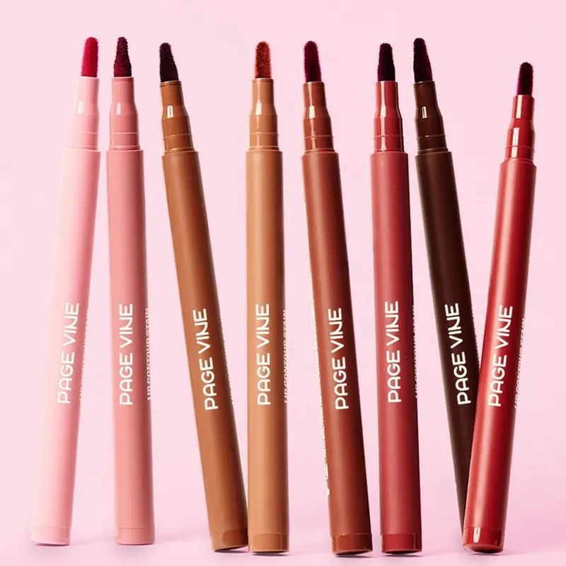 Lip Liner Long Lasting Αδιάβροχο Χρώμα μακράς διάρκειας με υψηλή χρωστική που δημιουργεί τρισδιάστατα πυκνά χείλη που καθορίζουν το μακιγιάζ