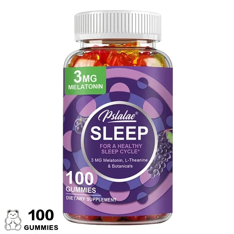 Melatonin Gummies Ανακούφιση από το άγχος Βοήθεια ύπνου Εξοικονόμηση αϋπνίας Ρύθμιση ρολογιού σώματος για ενήλικες