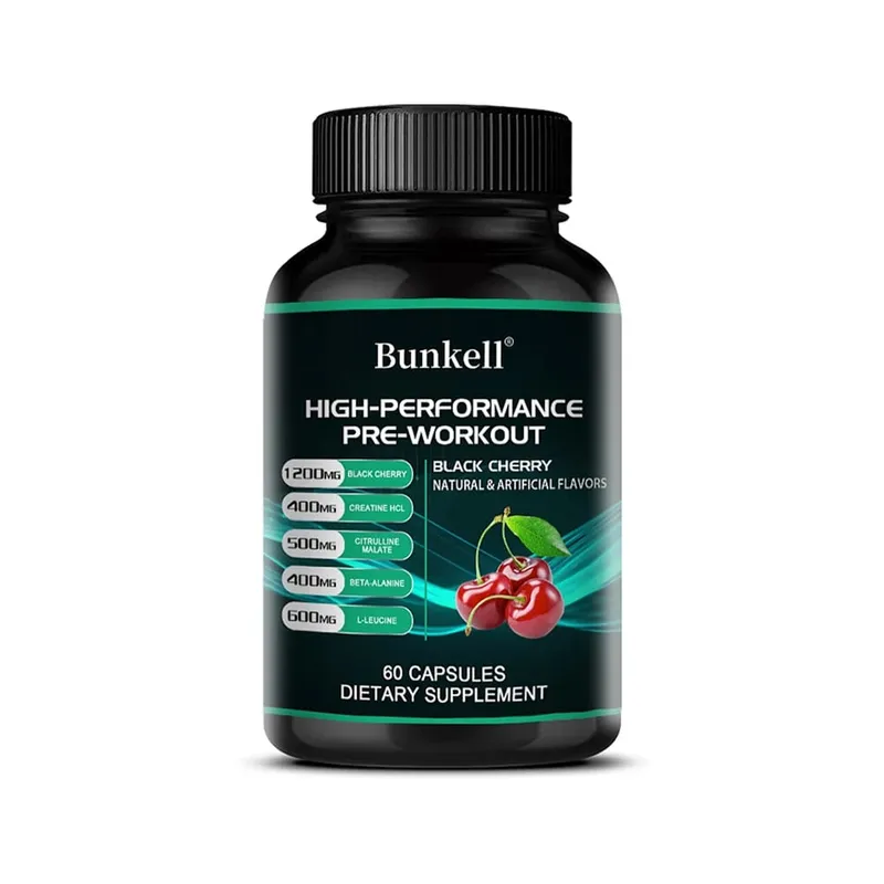 Bunkell Pre-Workout Supplement - Amino Acids Creatine HCI Citrulline Malate Beta-Alanine για βελτίωση της αθλητικής απόδοσης