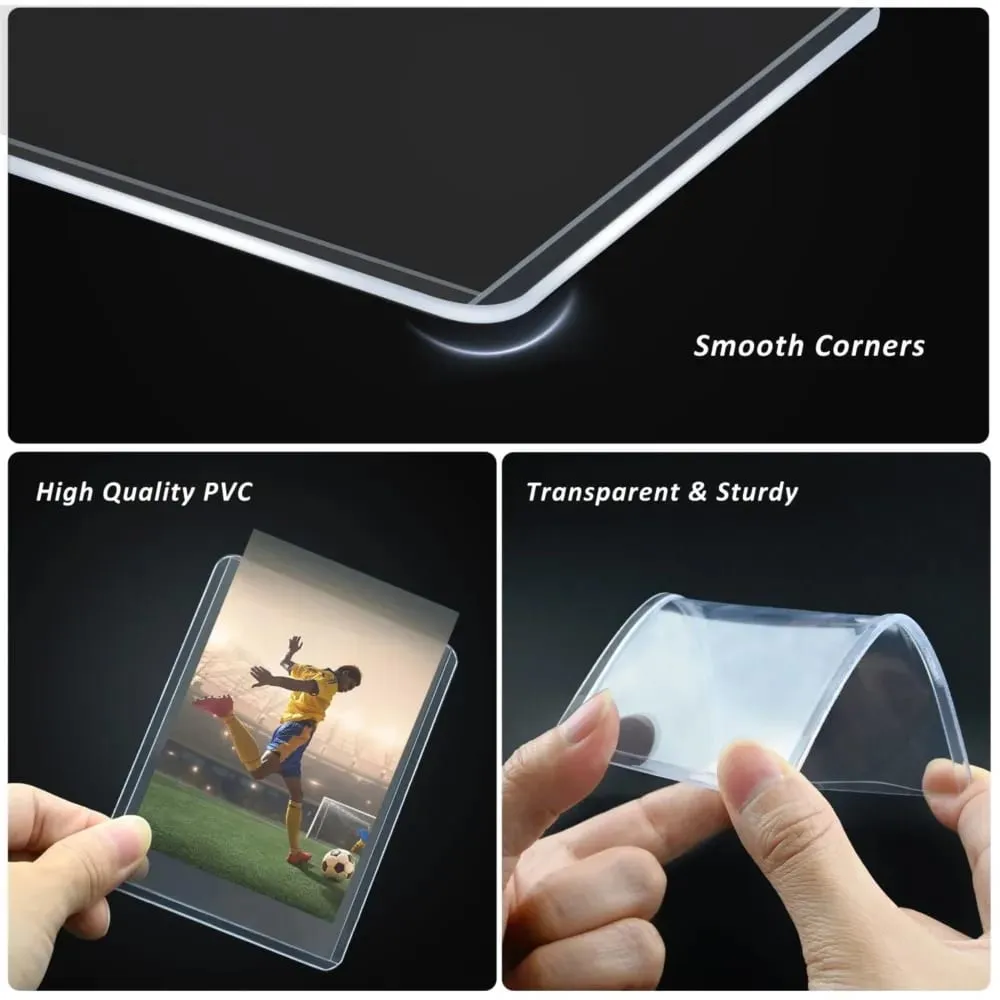 25-100 τμχ 3" x 4" Σκληρό μανίκι κάρτας Clear Anti Scratch Protector για παιχνίδια Pokemon Sports Card Trading Protect Toploaders