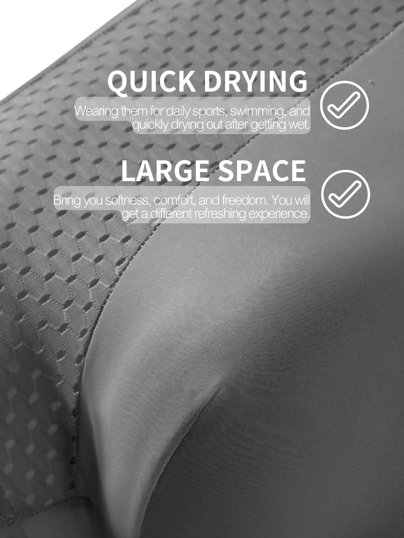 1PC Mesh Ice Silk Boxer Shorts Men's Underwear Underpants Breathable Teenagers Panties Bamboo Lingerie Plus Size Whatever Print