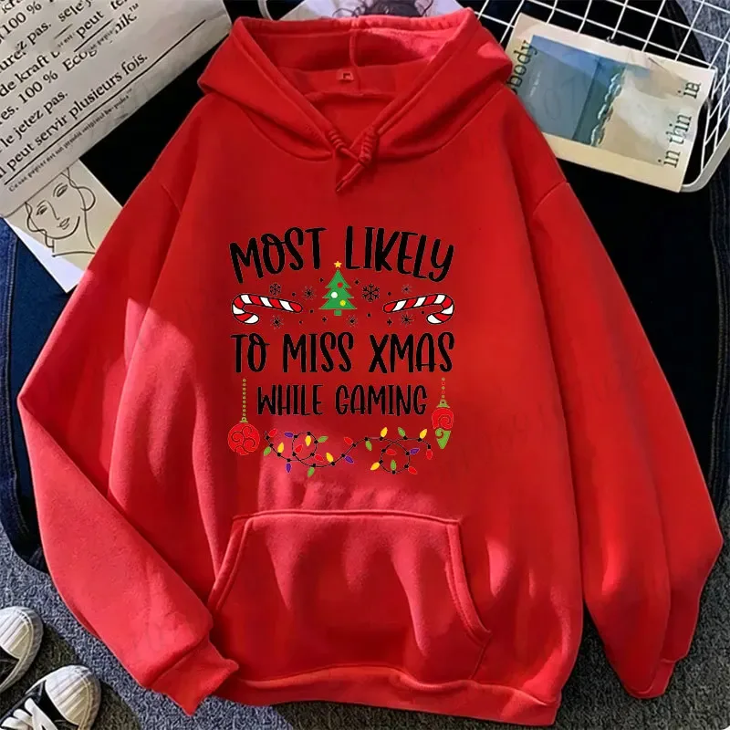 Sweat à capuche pour famille, le plus susceptible de noël, avec Slogan drôle, groupe, bonhomme en pain d'épice imprimé, haut de fête de vacances