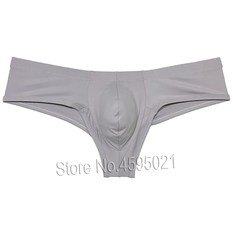 Men's Low Waist Bikini Briefs Underwear Male Bikini Enhance Pouch Boxershorts Micro Trunks Underpants Soft Briefs