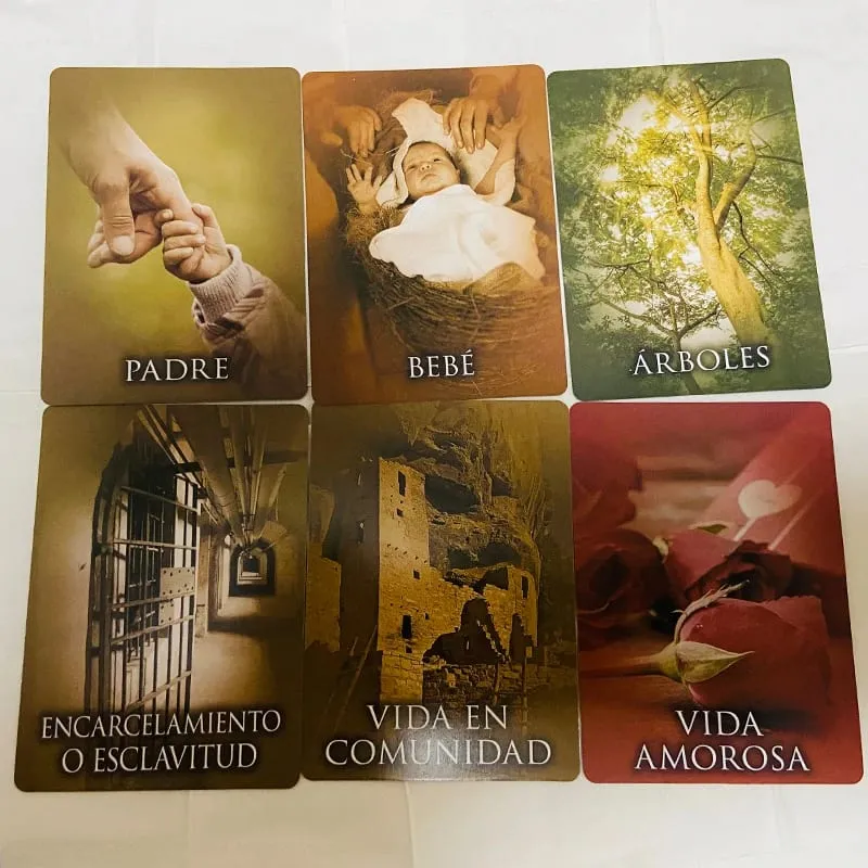 Past Life Oracle Cards 44 τμχ Ισπανική Έκδοση Επιτραπέζια Παιχνίδια Oracle Deck