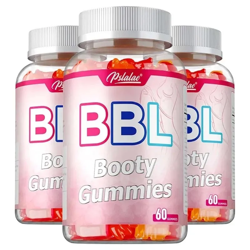 BBL Gummies para sa Mas Malaking Paglaki ng Puwit - Hugis Katawan ng Babae Pahigpitin ang Pweti Pigilan ang Paglalaway at Pagbagsak Palakihin ang Sexy na Pwet