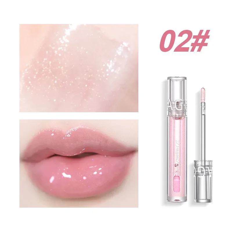 Mirror Water Gloss Lip Glaze שפתון נוזלי לחות עמיד לאורך זמן זכוכית ליפ גלוס גלוס שקוף כתם שפתיים