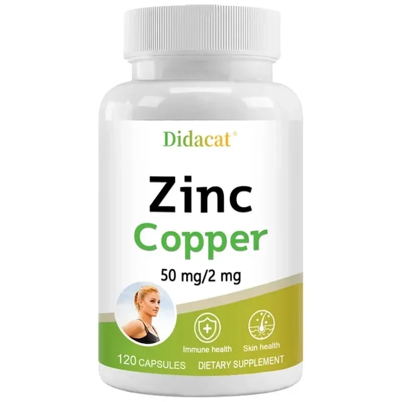 Zinc + Copper Capsules - Suportahan ang Malusog na Balat at Immune System na Palakihin ang Vitality Skin Care