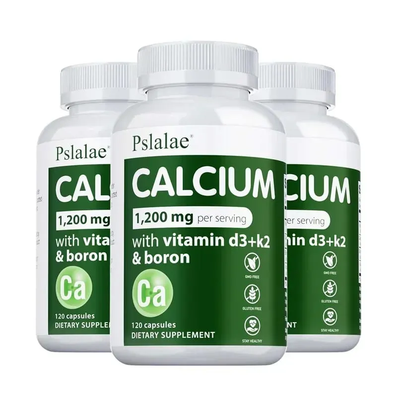 Calcium Supplement - Nagpo-promote ng Calcium Absorption Nagpapalakas ng Enerhiya Malakas na Buto Sinusuportahan ang Kalusugan ng Puso at Muscle Non-GMO