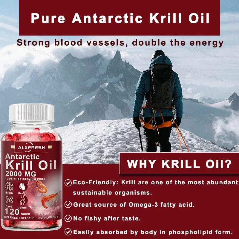 Κάψουλες Krill Oil Βελτιώνουν τη Διάθεση Χοληστερόλης Αντικαταθλιπτικά Επιδράσεις Καρδιαγγειακή Προστασία Εγκεφάλου Γνωστική Αντιφλεγμονώδη
