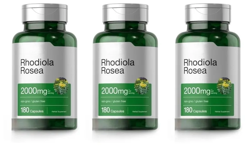 Rhodiola Rosea Capsules 180 Pieces Emotional Relief and Immune Health Support — 2000mg Rhodiola Rosea Root 5:1 Plant Extract — image 9