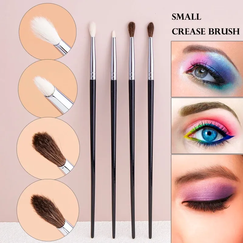 Maliit na Smoky Liner Makeup Brushes Eyeliner Smudge Brush Precision Smudge Makeup Brush Horse Hair Eyeshadow Smudge Brush