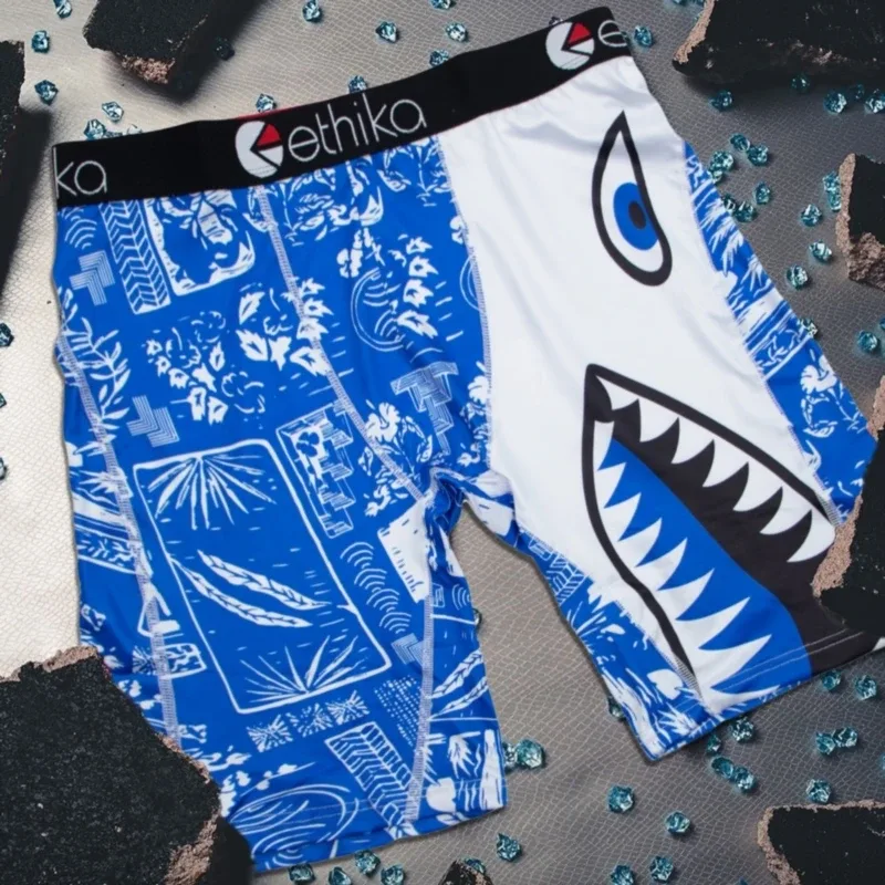 1Pcs Men Underwear Boxers Breathable Mesh Crotch Man Underpants Plus Size Mens Panties L-3XL Printed Men's Boxers Briefs 3256809864931744