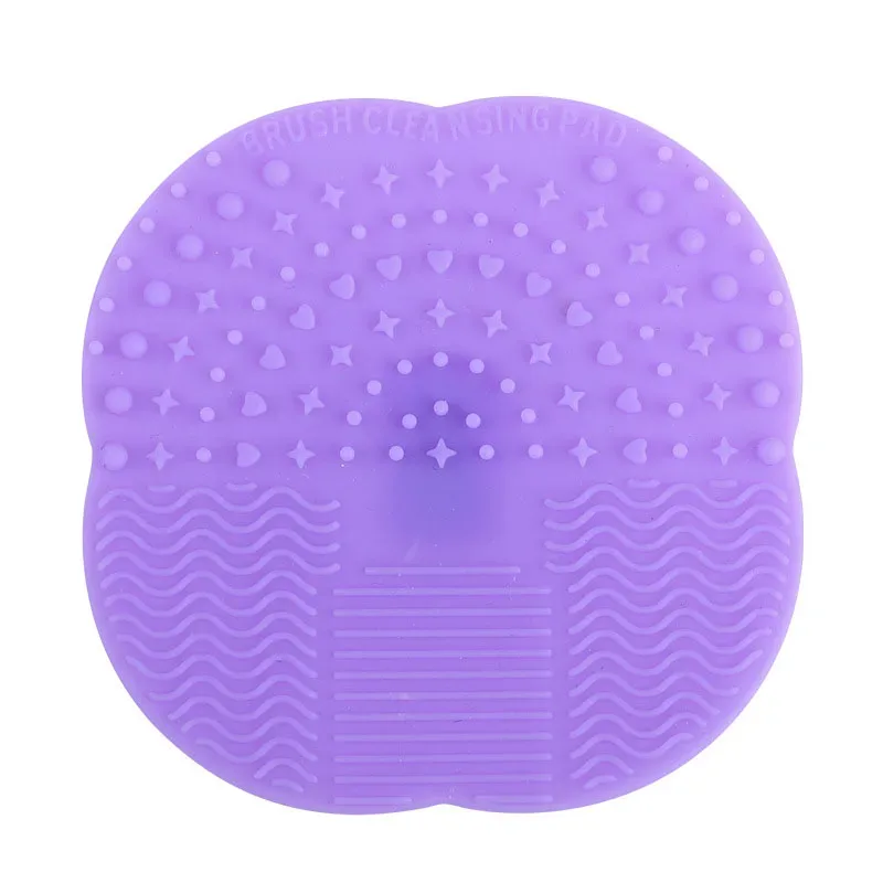 1Pcs Small Size Silicone Sucker Brush Cleaning Mat Make up Brush Cleaner Cosmetic Clean Tools For Makeup Brushes