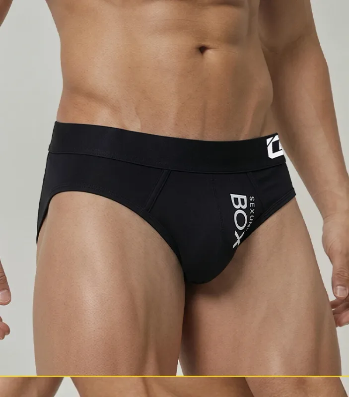 1/2Pcs High Quality Low Waist Sexy Mens Underwear Briefs Letter Print Men's Lingerie Cotton Men's Briefs Bikini Man Underpants