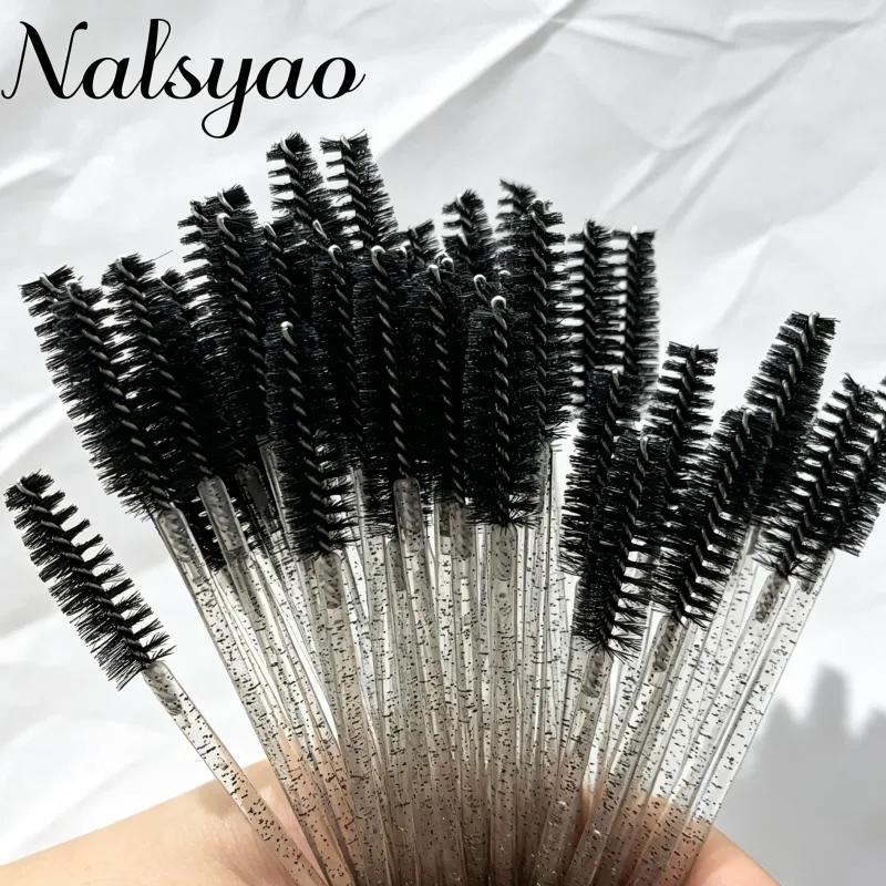 Grosir Kuas Bulu Mata Kuas Makeup 50 Buah Sisir Maskara Sekali Pakai Individu 6 Warna Tongkat Aplikator Alat Kuas Makeup Bulu Mata