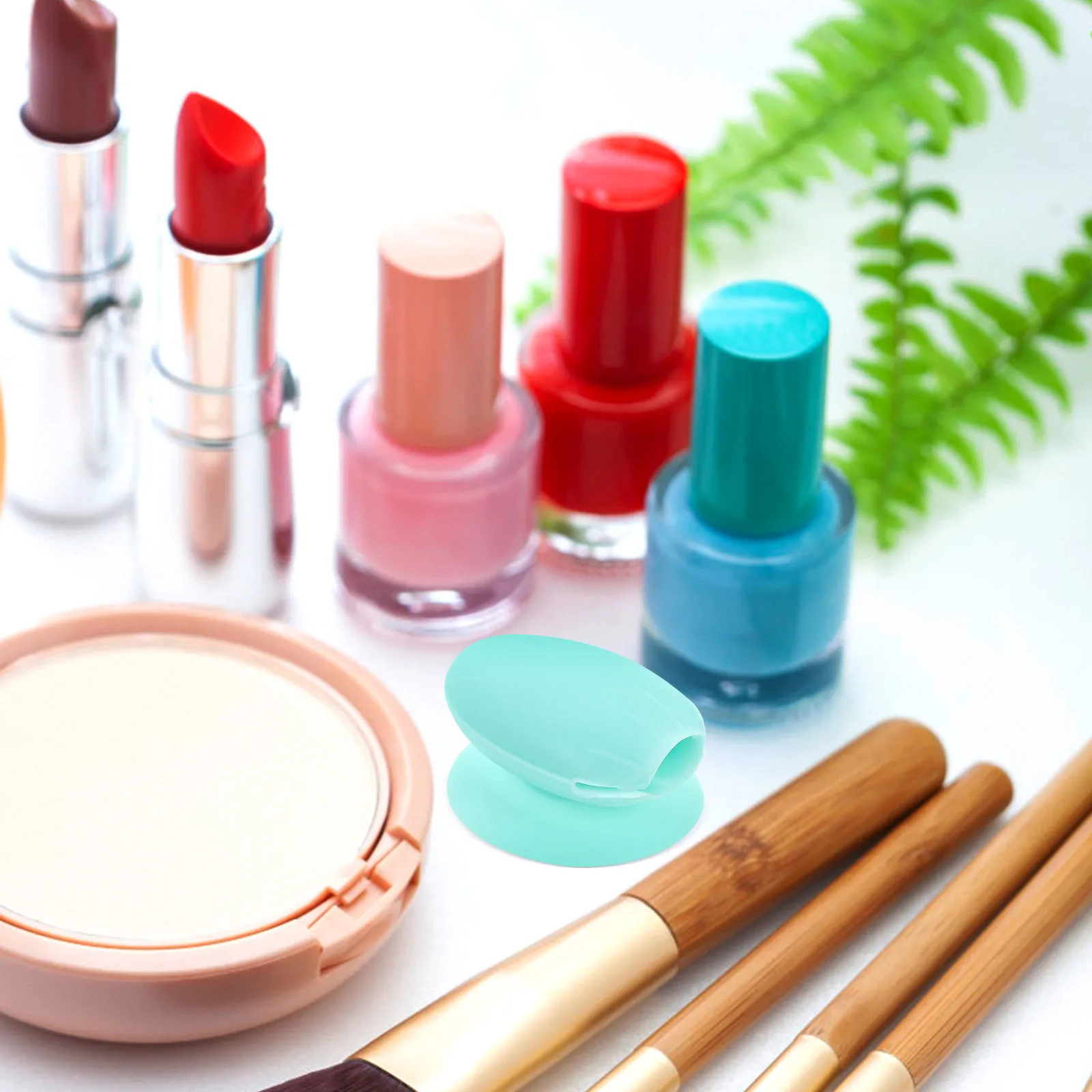 12 Stuks Herbruikbare Siliconen Lip Brush Covers Anti-Val Zuignap Voor Make-Up Kwasten Vuilbestendig Draagbare Opslag borstelkop