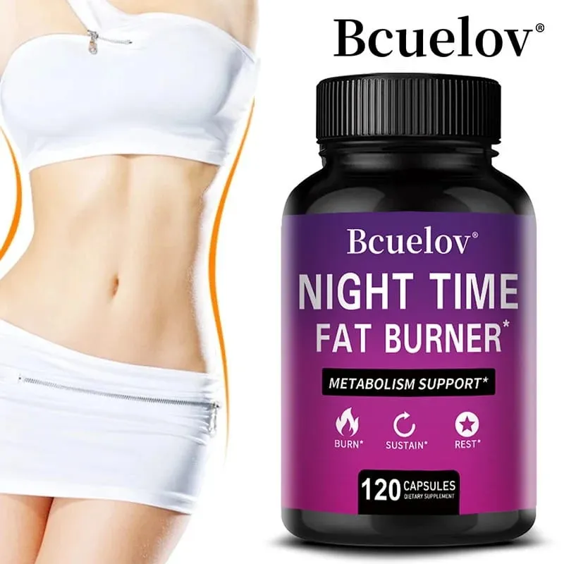Nighttime Fat Burner - Carb Blocker Para Tumulong sa Cleansing Weight Management Pagpapanatili ng Energy Levels at Digestive Health