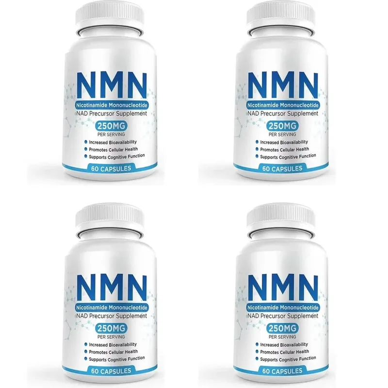 NMN Nicotinamide Mononucleotide Capsules 250 Mg Per Serving Increased Bioavailability Promotes Cellular Health 60 Capsules