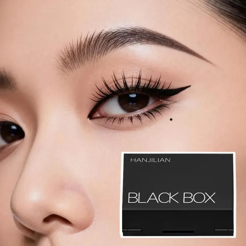 Κιτ eyeliner 3 σε 1 Lower Eyelash Stamp Αδιάβροχο κιβώτιο γρήγορης εφαρμογής Φορητό σετ εργαλείων μακιγιάζ ματιών — image 5