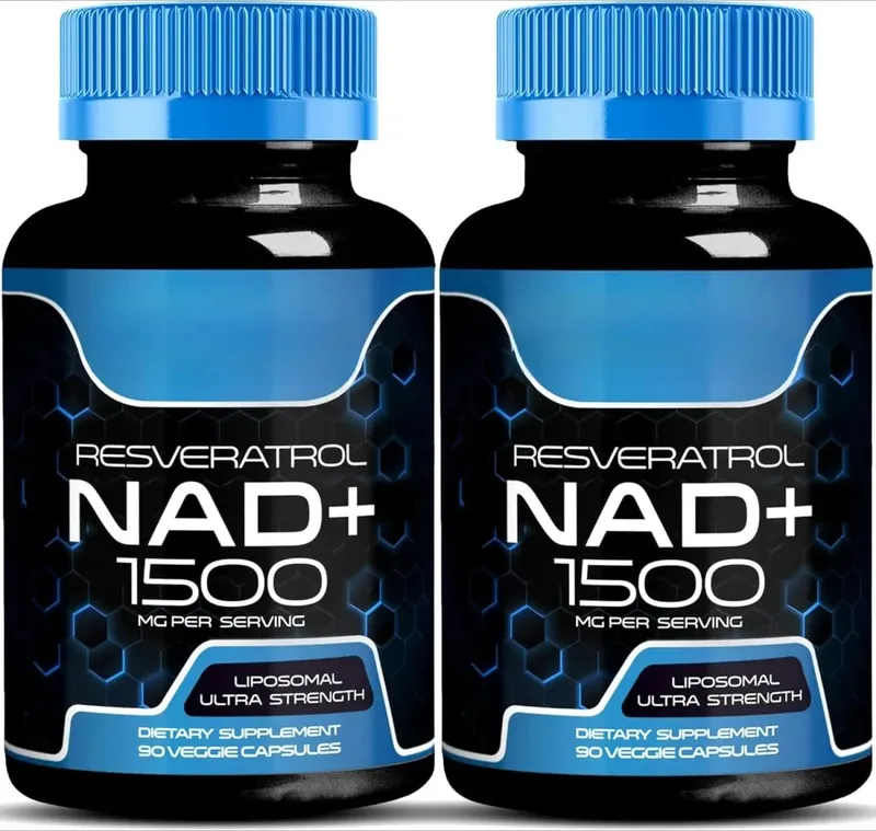 NAD + Viên Với Resveratrol Thảo Dược Bổ Sung Chất Chống Oxy Hóa Hỗ Trợ Sức Khỏe Tế Bào Năng Lượng & Chống Lão Hóa Dành Cho Nữ 90 Miếng — image 8