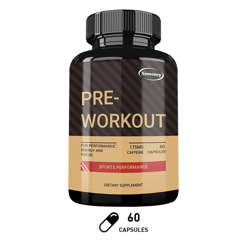 Pre-Workout Supplement - Muscle Building Endurance Support Heart Health Circulation