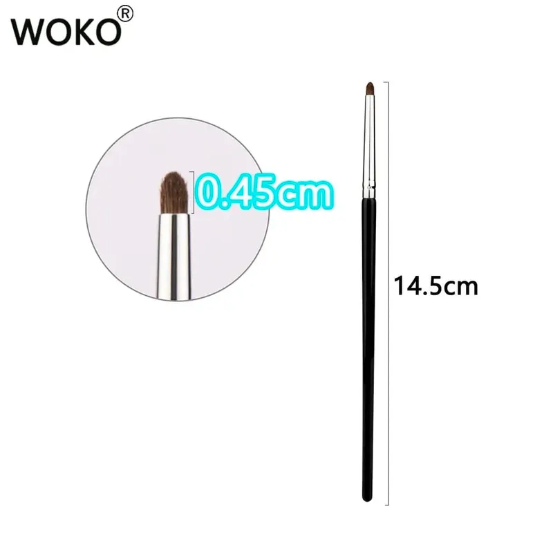 Maliit na Smoky Liner Makeup Brushes Eyeliner Smudge Brush Precision Smudge Makeup Brush Horse Hair Eyeshadow Smudge Brush