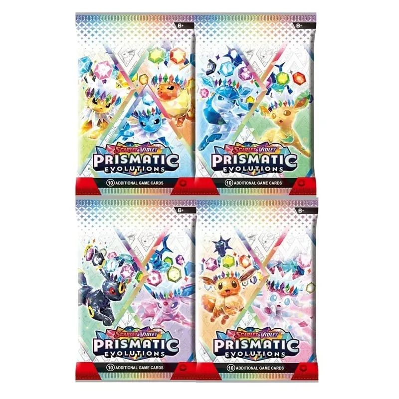 Pokémon PRISMATIC EVOLUTIONS SURGING SPARKS SCARLET&VIOLE 151 Booster Display Box Pokemon Booster Cards Playing Cards