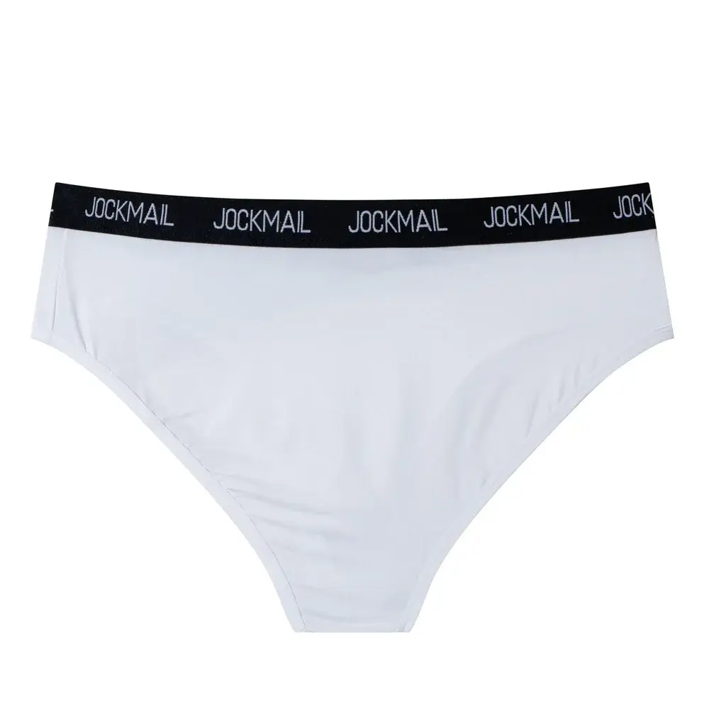 Jockmail Mens Underwear Low Waist Sexy Letter Sports Breathable Summer Ice Silk Briefs Big Bag Nylon Solid Color Man Panties
