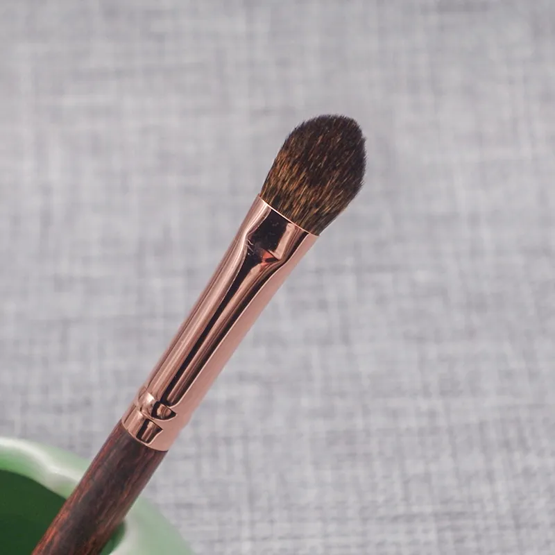 HL103 Kuas Makeup Buatan Tangan Profesional Rambut Tupai Lembut Bentuk Hati Kuas Eye Shadow Rosewood Kuas Make Up