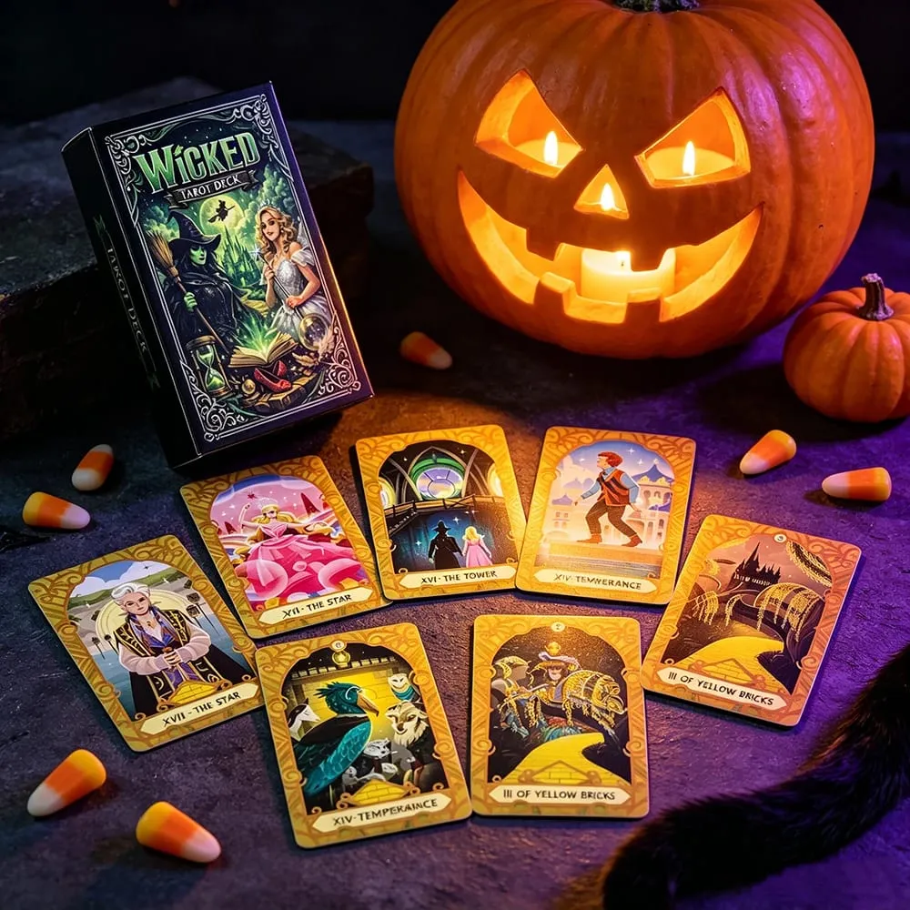 Gonosz Tarot Pakli 78 Tarot Kártya Fantázia Varázslat Boszorkányjóslás Kártyák Játék Sorsjóslás Tarot Társasjáték Halloween Játékok Ajándék
