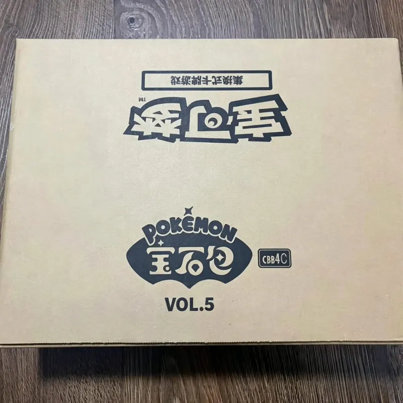 100%Original Pokemon 17.5 Eevee Booster Pack Gem Pack Vol1 2 3 4 5 Cards Pokemon PTCG Trading Gem Bag Cards Collected Toy Gift