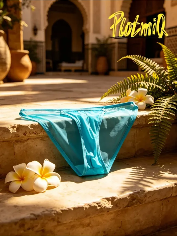 1PCS Mens Thin Mesh Thong See Through Breathable Summer Style U Pouch Male Brief Underwear