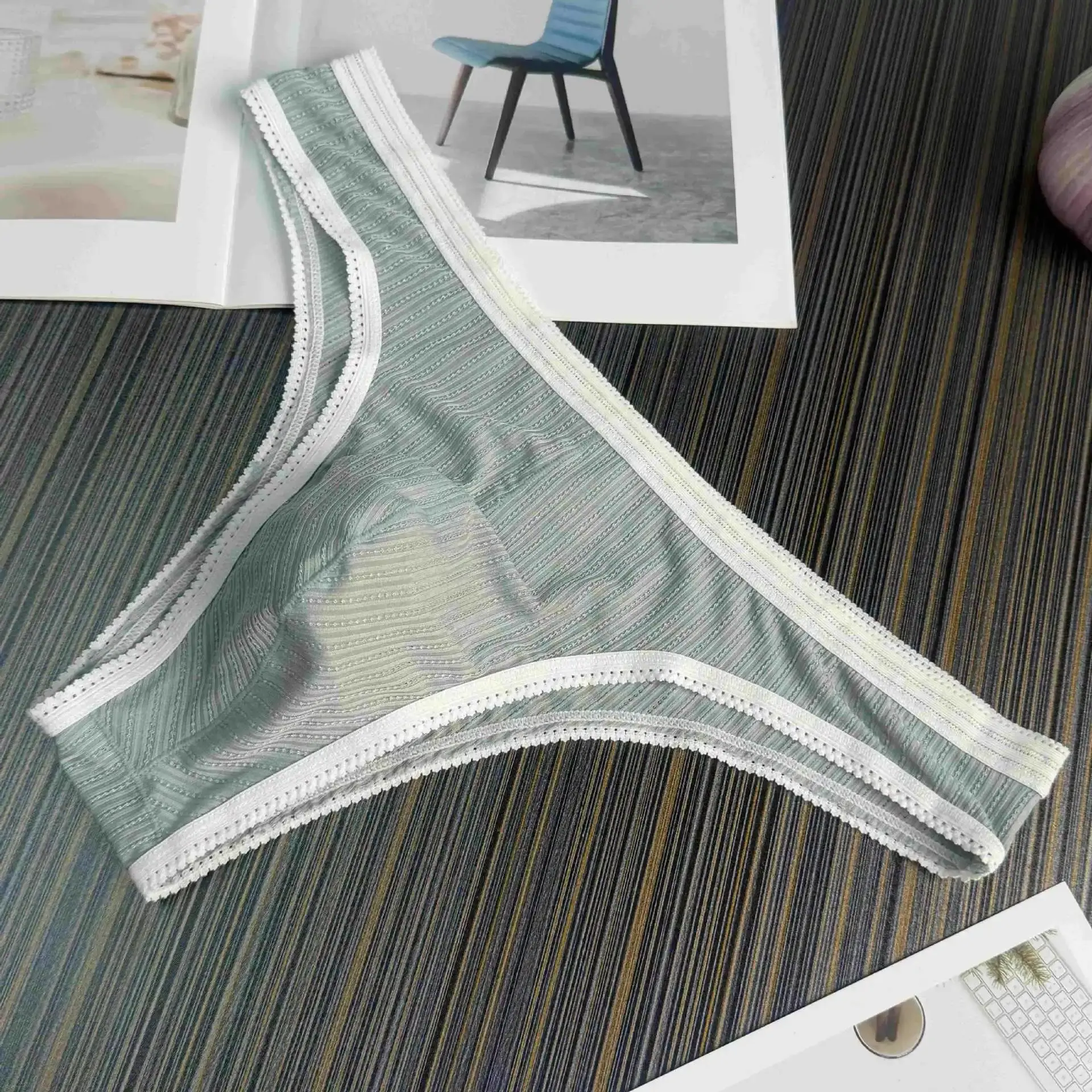 New Men Triangle Briefs Comfortable Breathable Sexy Underwear Large Pouch Solid Color