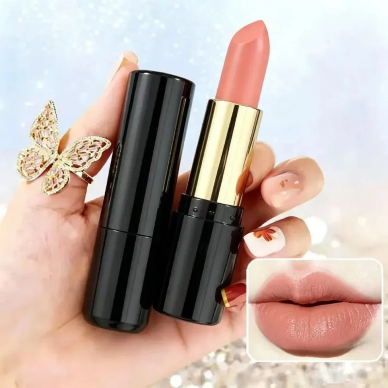 Milk Tea Κανέλα Γυμνό Lip Stick Matte Ενυδατικό Lip Balm με υψηλή χρωστική που διαρκεί Απαλό βελούδινο χρώμα χειλιών καθημερινό φυσικό μακιγιάζ