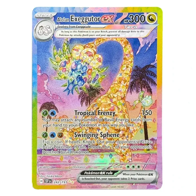 PKM אנגלית כרטיס בודד מתגבר ניצוצות Latios Hydreigon Pikachu Milotic Kingdra משחקי מסחר קולקציית PTCG Proxy Toys מתנות