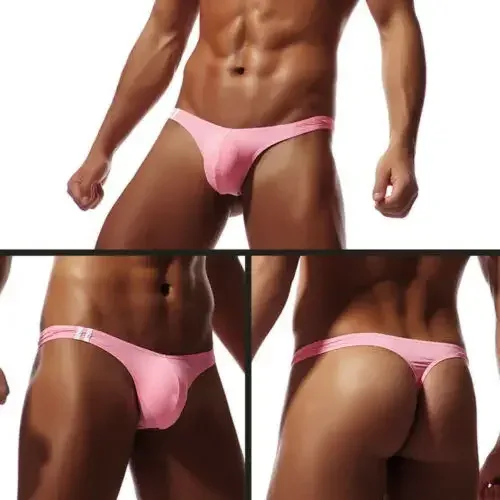 Men's Thongs G String Sexy Gay Sissy Underwear Briefs Man Jockstrap T Back Underpants Penis Pouch Breathable Panties