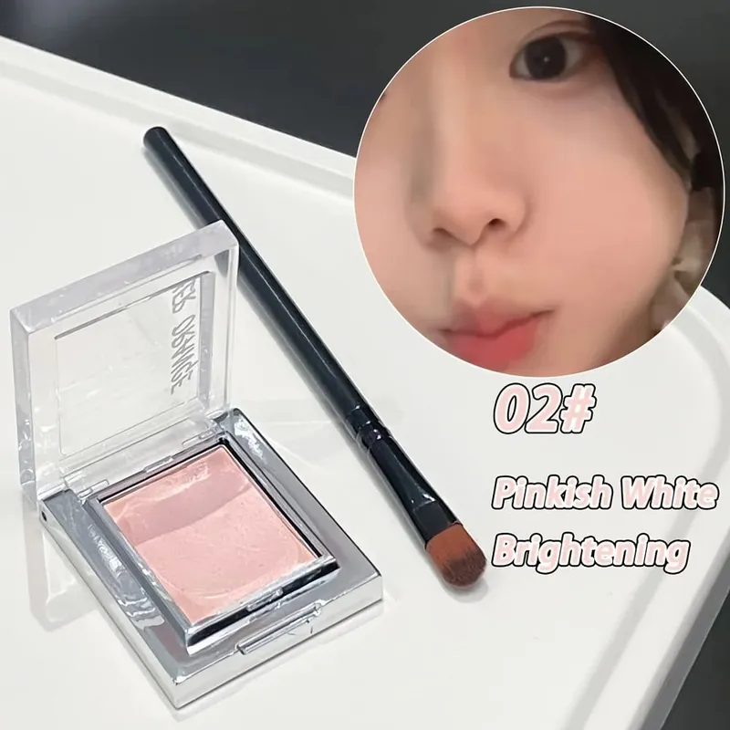 Herorange Misty Matte Cream Blush with Makeup Brush Set Low Saturation Matte Texture Brighten Skin Create γοητευτικές εμφανίσεις μακιγιάζ