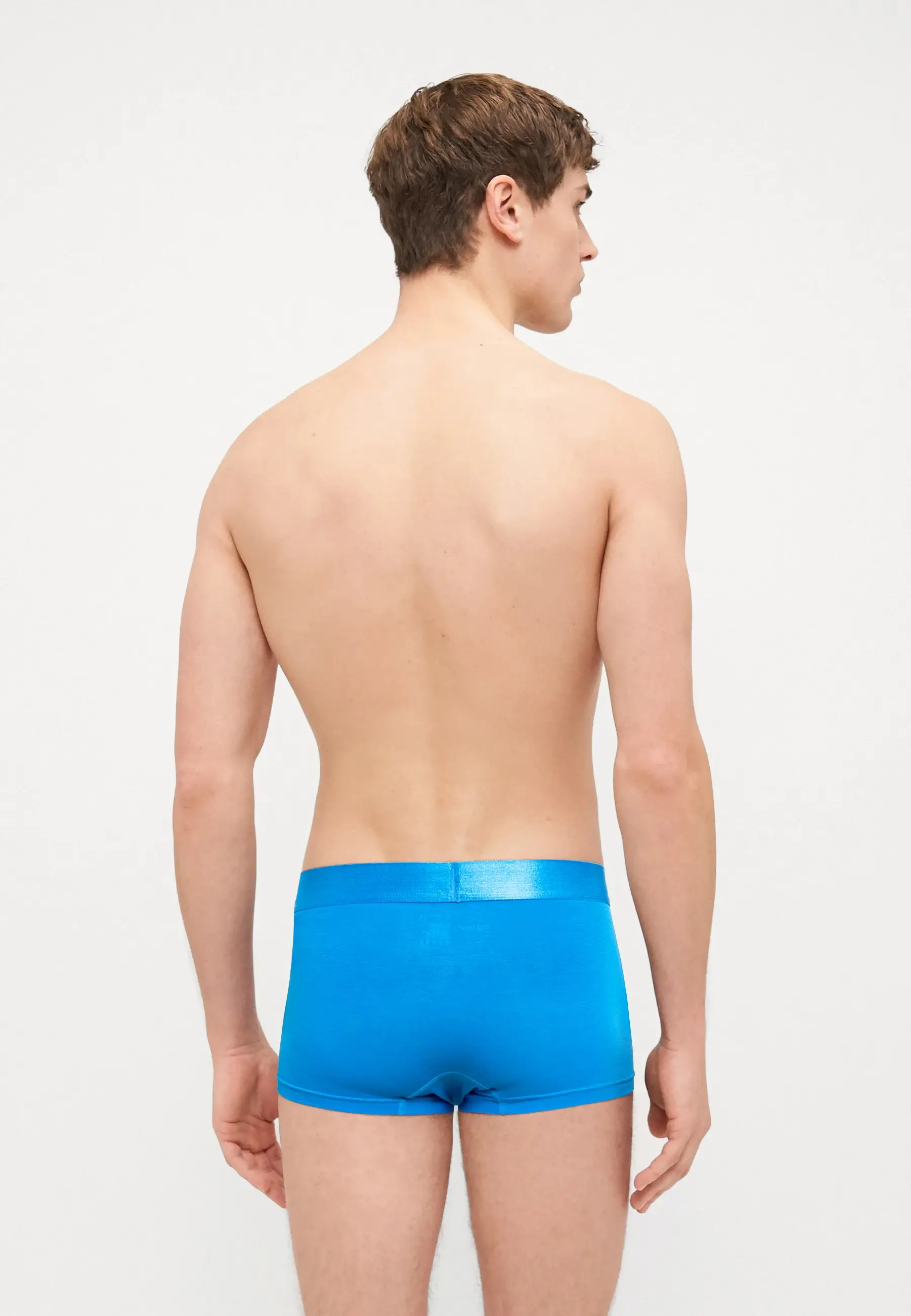 Men's Ultra Soft Boxer Briefs Bamboo Viscose Underwear Breathable Stretch Skin-Friendly Comfort Boxer Shorts