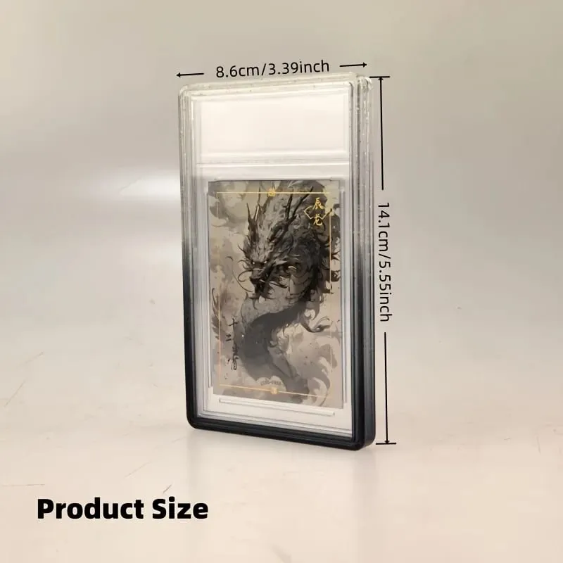 Glitter TPU Slab προστατευτική θήκη θήκης Προστατευτικά μανίκια οθόνης δέρματος με διάφανη πλάτη για κάρτα συναλλαγών με διαβάθμιση PSA 35PT — image 6
