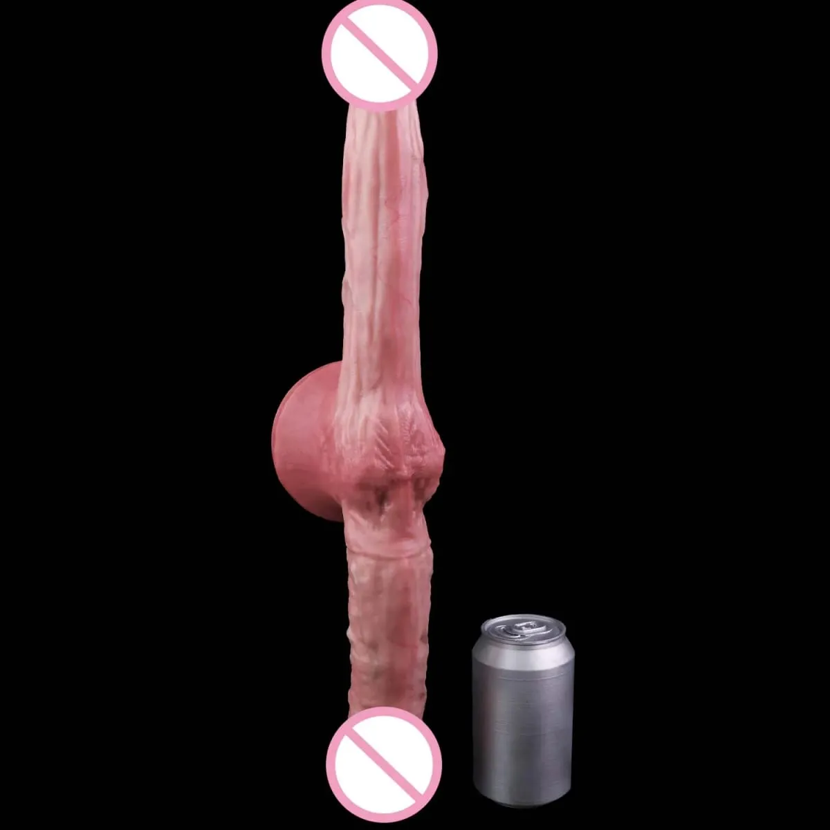 47cm Realistic Long Dildos Double Head Anal Vaginal Stimulator Sex Toy With Sucker For Lesbian Couples Gay Men Adult Tools