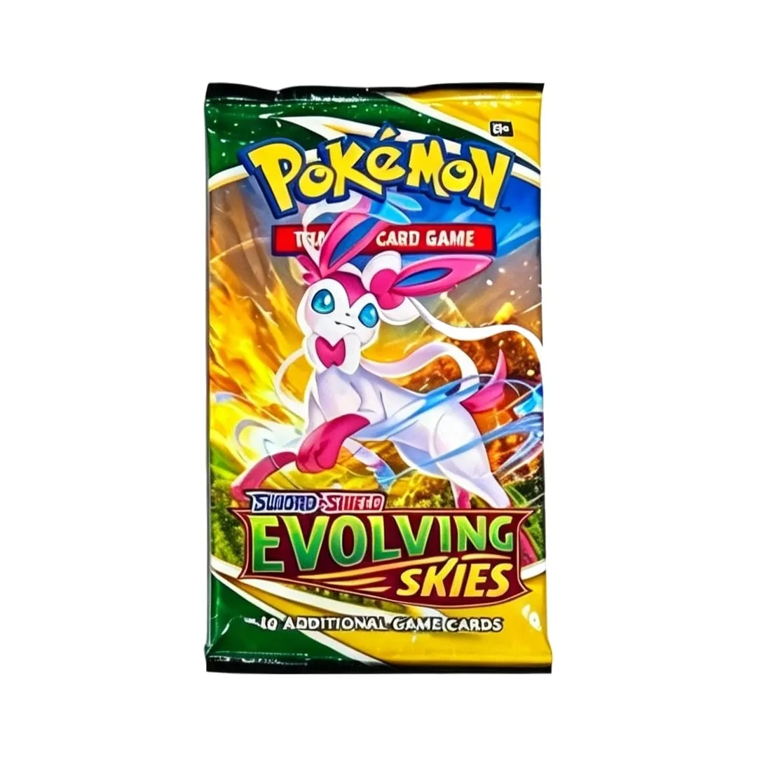 Pokemon TCG Sword & Shield Evolving Skies Booster Box 36 Packs Trading Card Game Collection Cards Toy for Kids Gift — image 5
