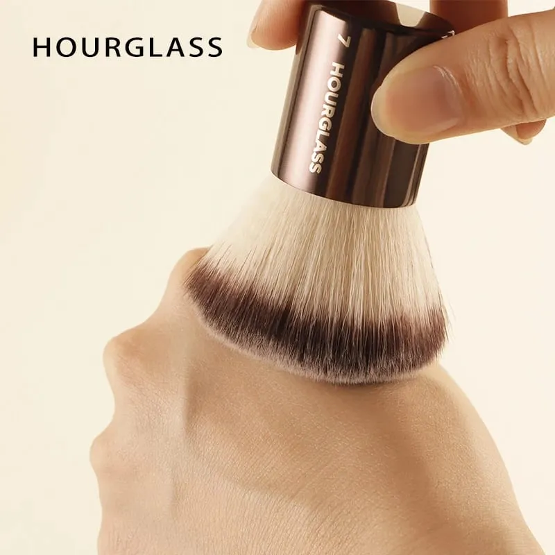 Hourglass Makeup Brush Lahat ng Uri ng Eyeshadow Foundation Concealer Powder Bronzer Blusher Eyeliner Retractable Professional Brushes