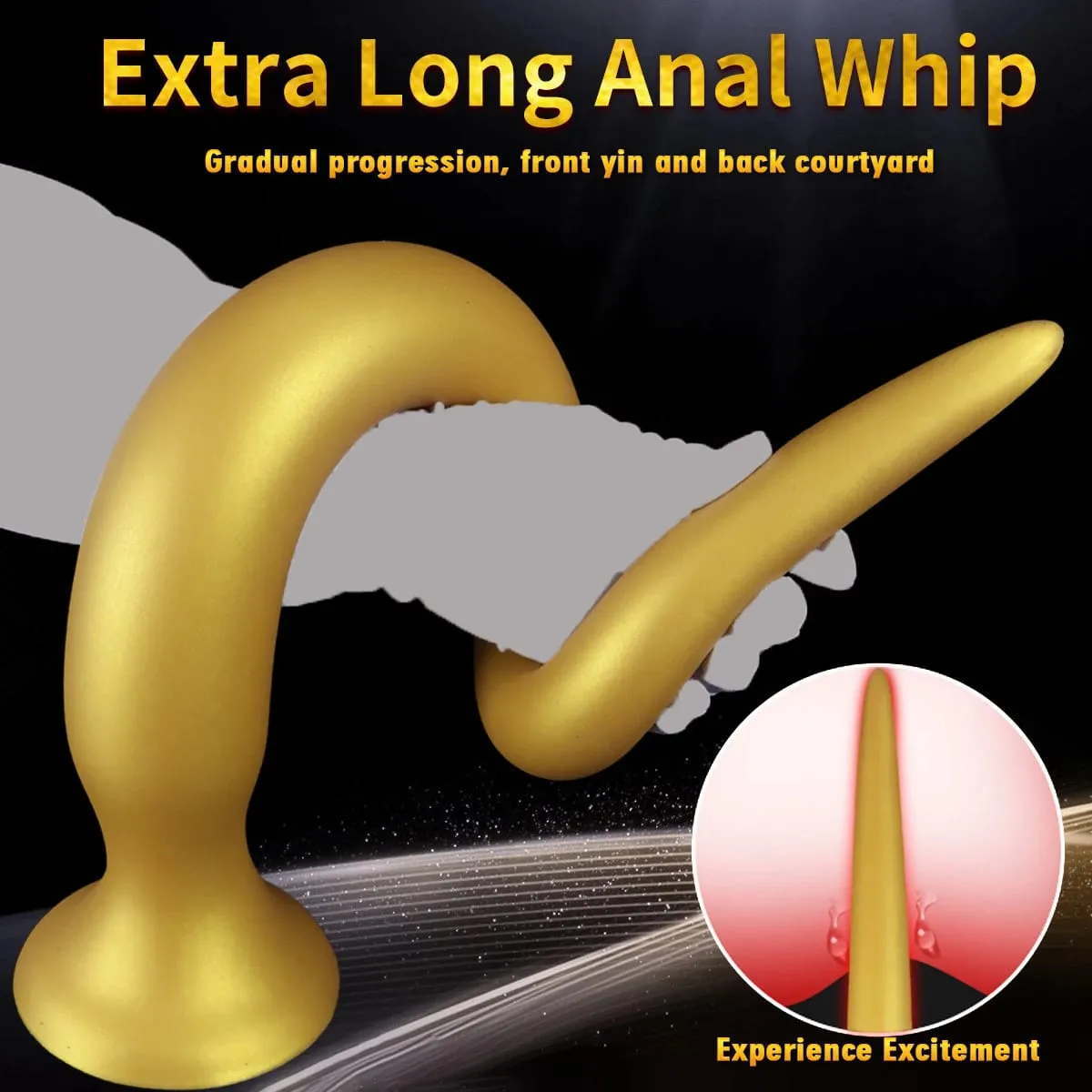 Giant Anal Plug 64CM Super Long Soft Silicone Huge Butt Plug Thick Anal Dildo Dilator with Suction Cup Adult Sex Toys