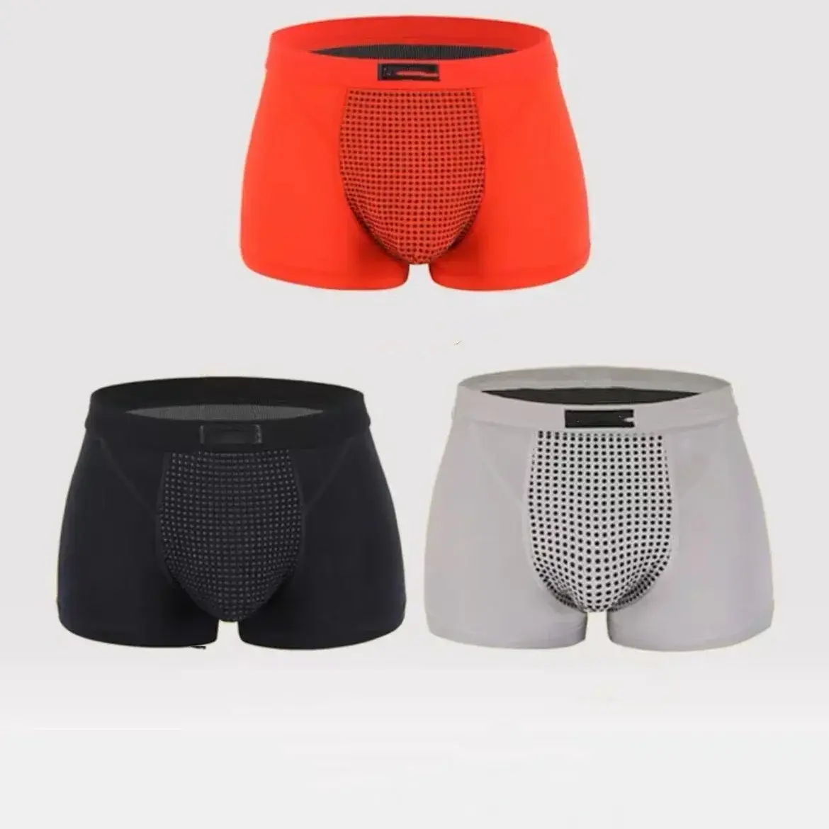 3PC Men's Magnetic Therapy Underwear Upgraded 22 Magnets Boxer Briefs L-6XL Anti-Pain Health Underwear Brazilian Breathable Men