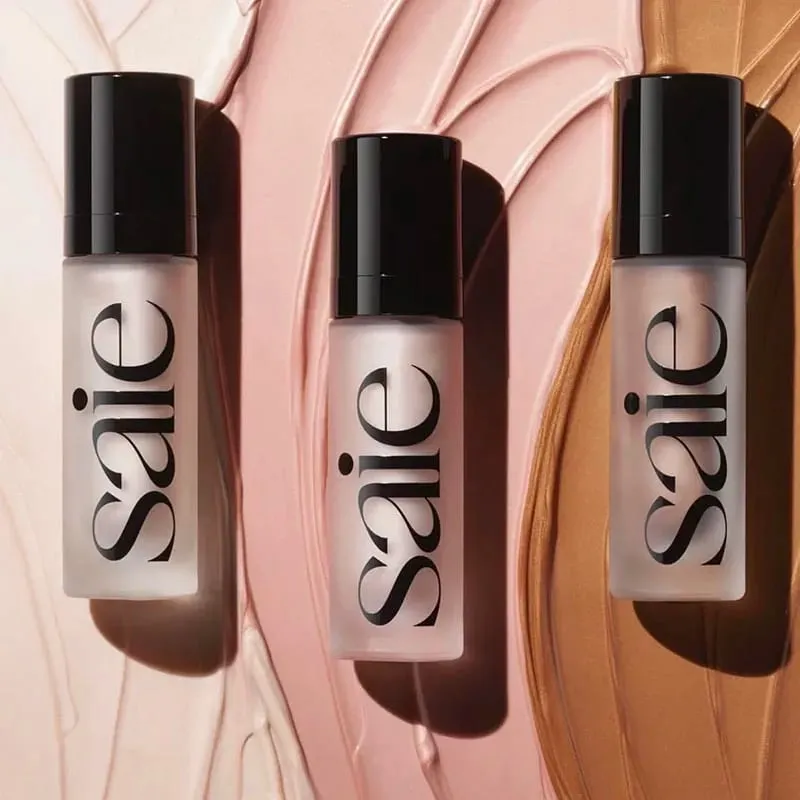 ΝΕΟ Saie Glowy Super Gel Starglow/Liquid Blush Moisturize Base Makeup Highlighter για Dewy Makeup Hydrating Antioxidant Repaire